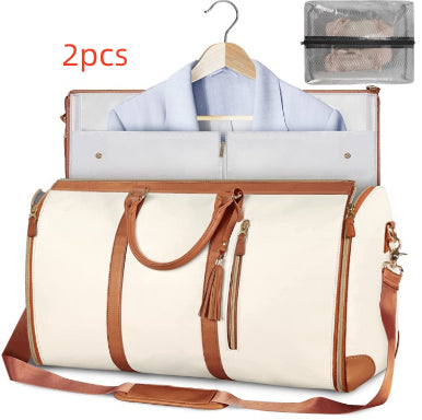 Buy Large Capacity Travel Duffle Bag Women's Handbag Folding Suit Bag Waterproof Clothes Totes online at DLC Market