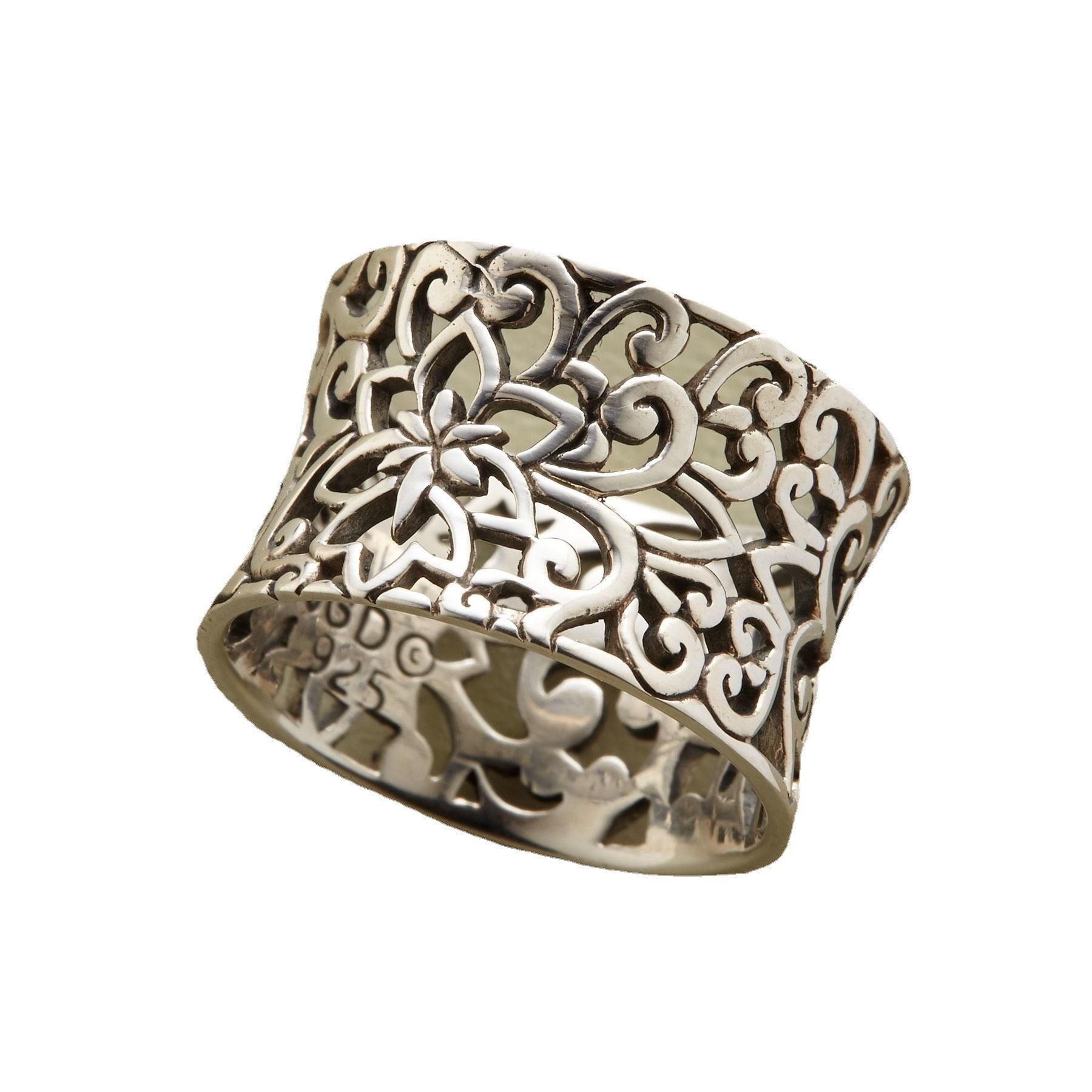 Buy Girlfriends Couple Gift Irregular Hollow Pattern Ring Female online at DLC Market