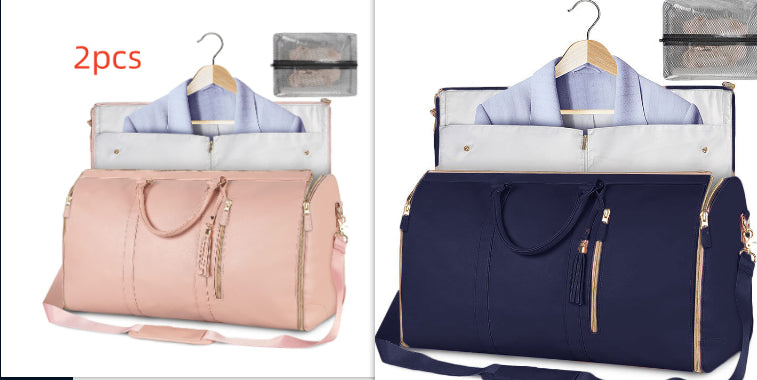 Buy Large Capacity Travel Duffle Bag Women's Handbag Folding Suit Bag Waterproof Clothes Totes online at DLC Market