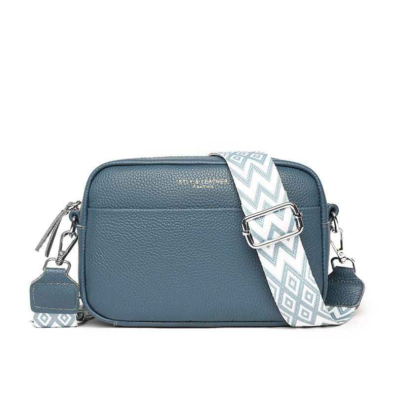 Buy Fashion Shoulder Crossbody Bags With Rhombus Embroidered Wide Shoulder Strap Cute Small Square Bag Women online at DLC Market