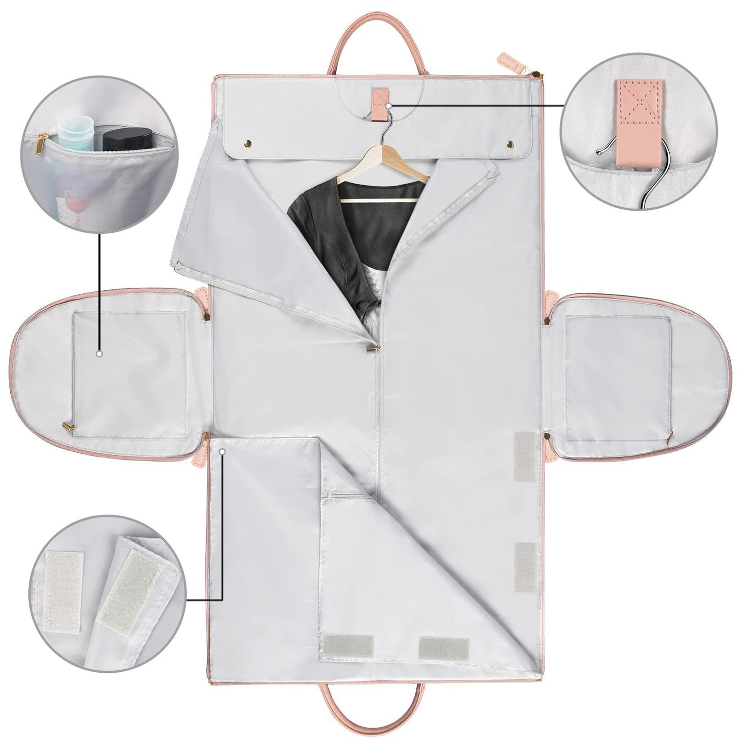 Buy Large Capacity Travel Duffle Bag Women's Handbag Folding Suit Bag Waterproof Clothes Totes online at DLC Market