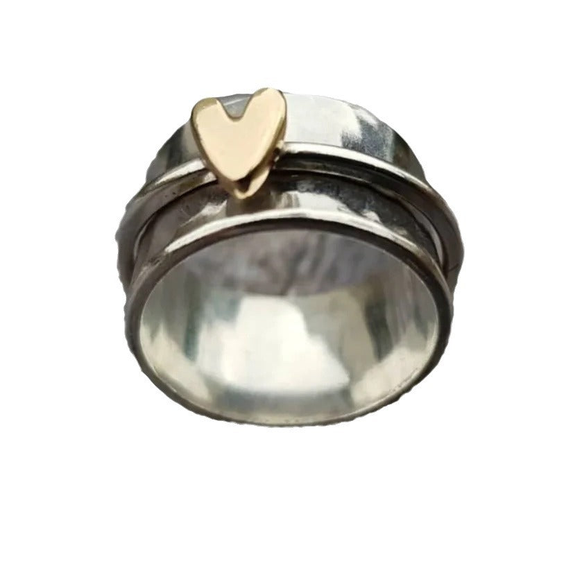 Buy Rotating Decompression Wide-Style Engagement Ring For Women online at DLC Market