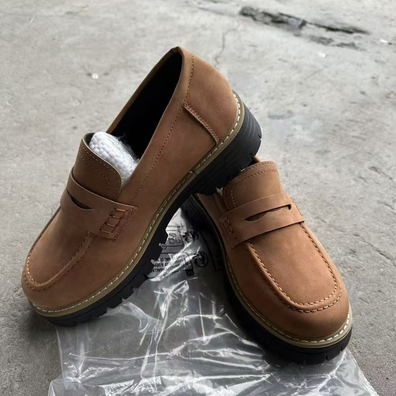 Buy Fashion Flat Shoes Casual Matte British Style Women's Shoes online at DLC Market