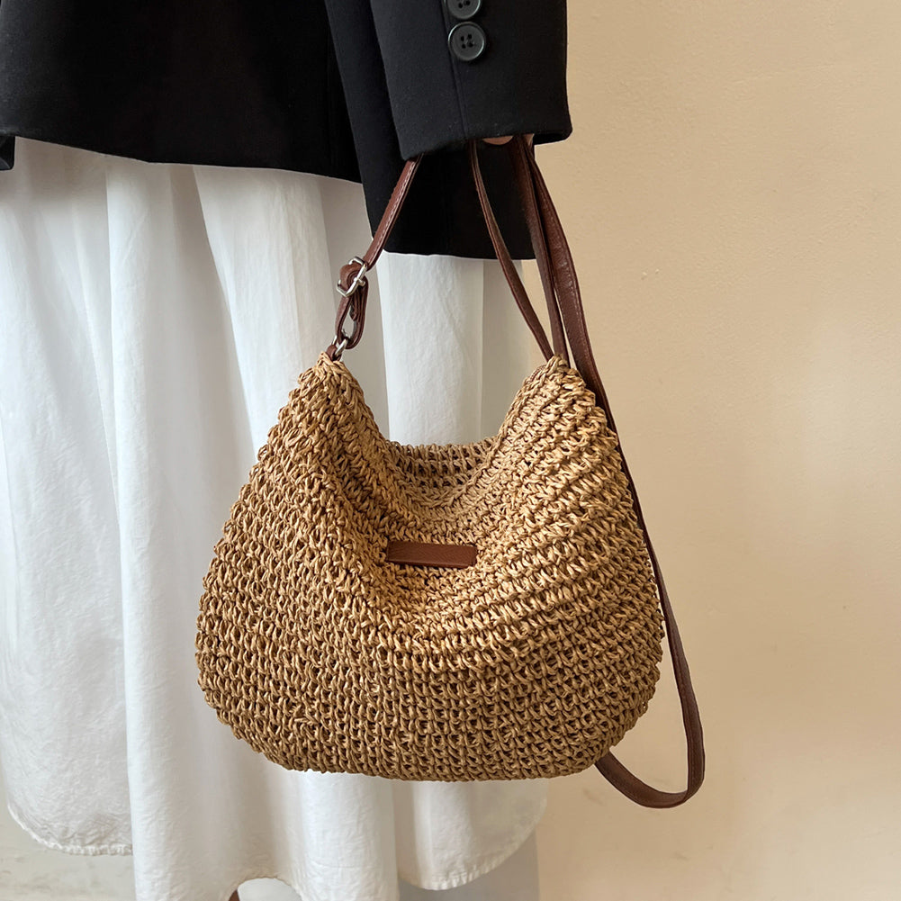 Buy Niche Design Vacation Straw Tote Bag online at DLC Market