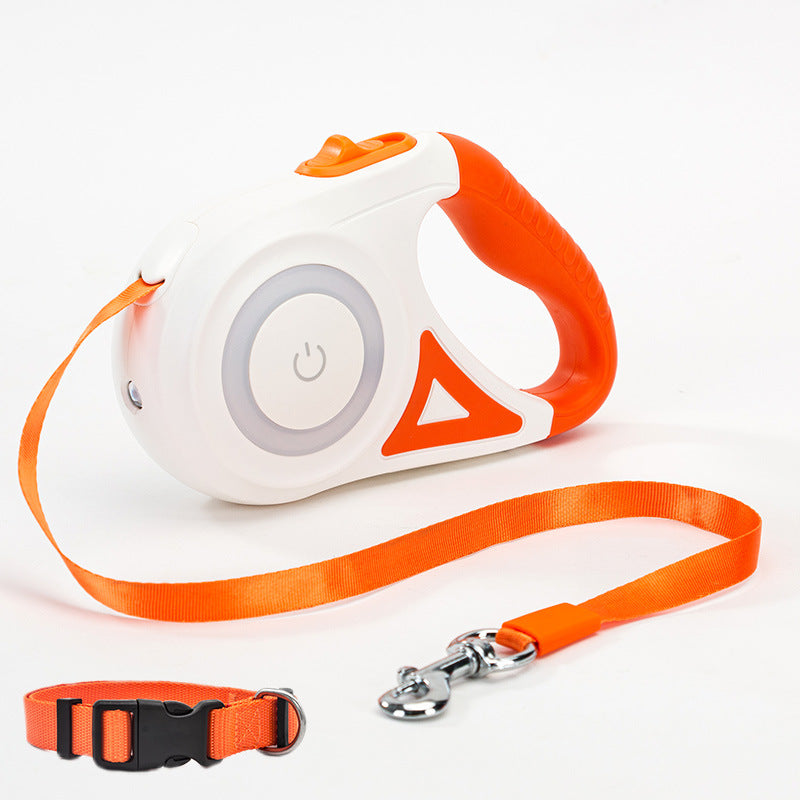 Buy Dog Leash Retractable Leash And Dog Collar Spotlight Automatic Pet Dog Cat Traction Rope For Small Medium Dogs Pet Product online at DLC Market