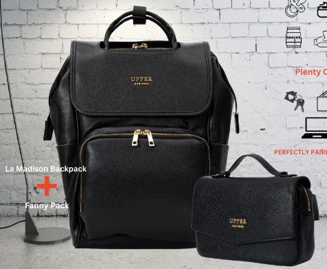 Buy Large Capacity Multifunctional Shoulder PU Backpack online at DLC Market