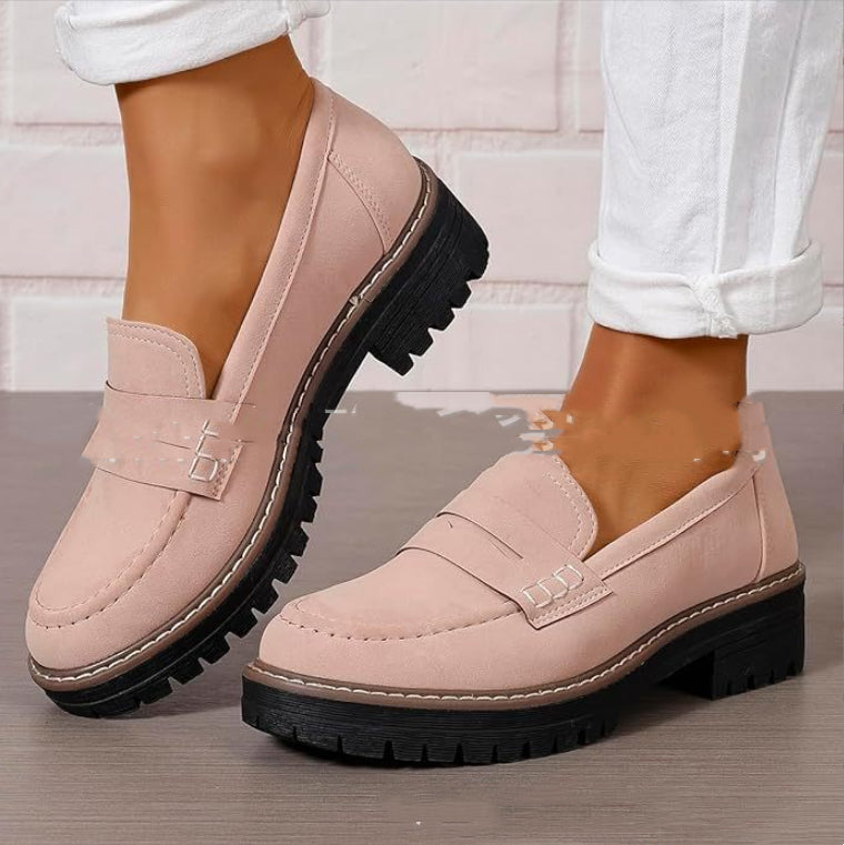 Buy Fashion Flat Shoes Casual Matte British Style Women's Shoes online at DLC Market