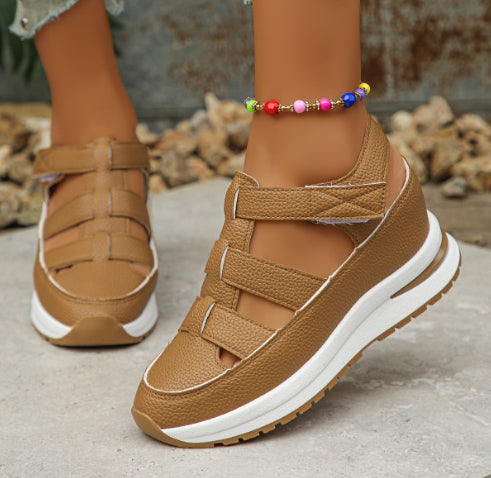 Buy Summer Wedge Baotou Hollow Women's Breathable Shoes online at DLC Market