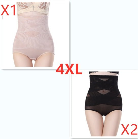 High-Waist Postpartum Shaping Pants Hidden Crotch - DLC MARKET