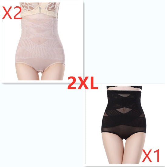 High-Waist Postpartum Shaping Pants Hidden Crotch - DLC MARKET
