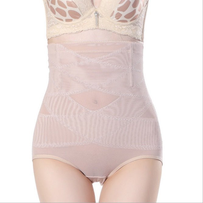 High-Waist Postpartum Shaping Pants Hidden Crotch - DLC MARKET