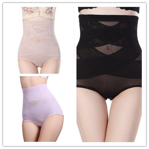 High-Waist Postpartum Shaping Pants Hidden Crotch - DLC MARKET