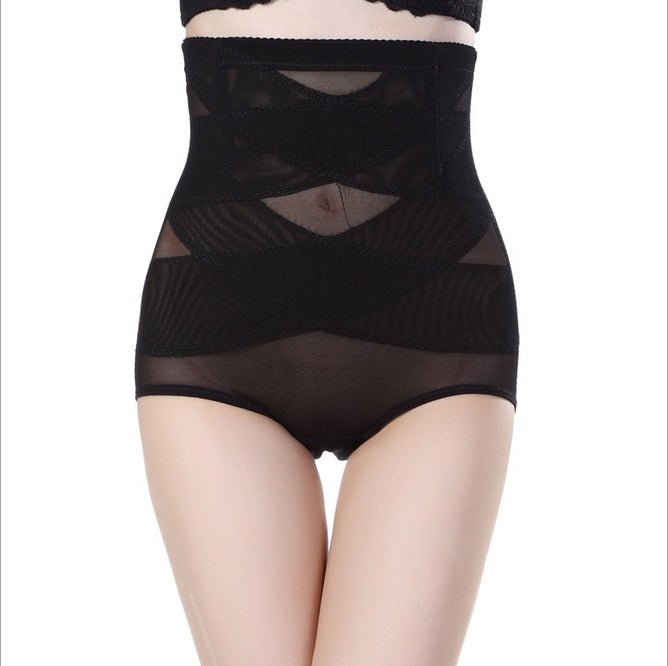 High-Waist Postpartum Shaping Pants Hidden Crotch - DLC MARKET