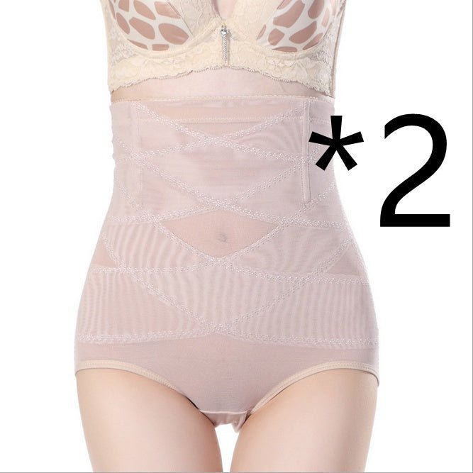 High-Waist Postpartum Shaping Pants Hidden Crotch - DLC MARKET