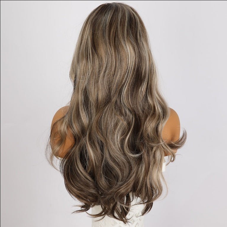 Hot Selling Synthetic Hair Wigs Highlight Wear Go Wigs For Black Women Glueless Wigs by null