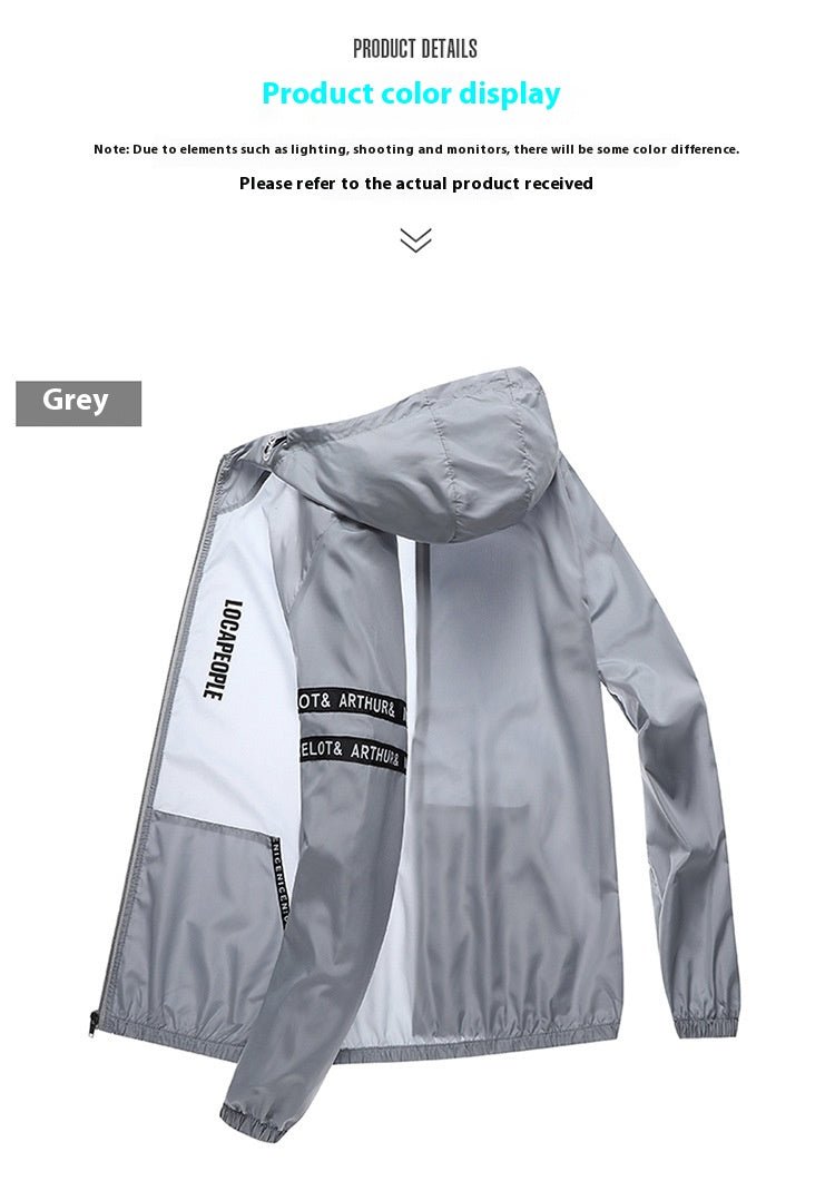 Lightweight Breathable Sun Protection Clothing Men's Jacket by null