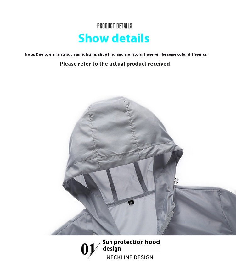 Lightweight Breathable Sun Protection Clothing Men's Jacket by null