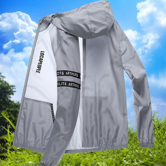 Lightweight Breathable Sun Protection Clothing Men's Jacket by null