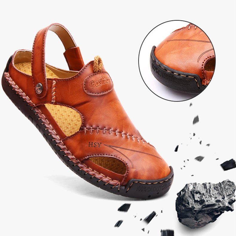 Men's Luxury Adjustable Closed-Toe Sandals - DLC MARKET