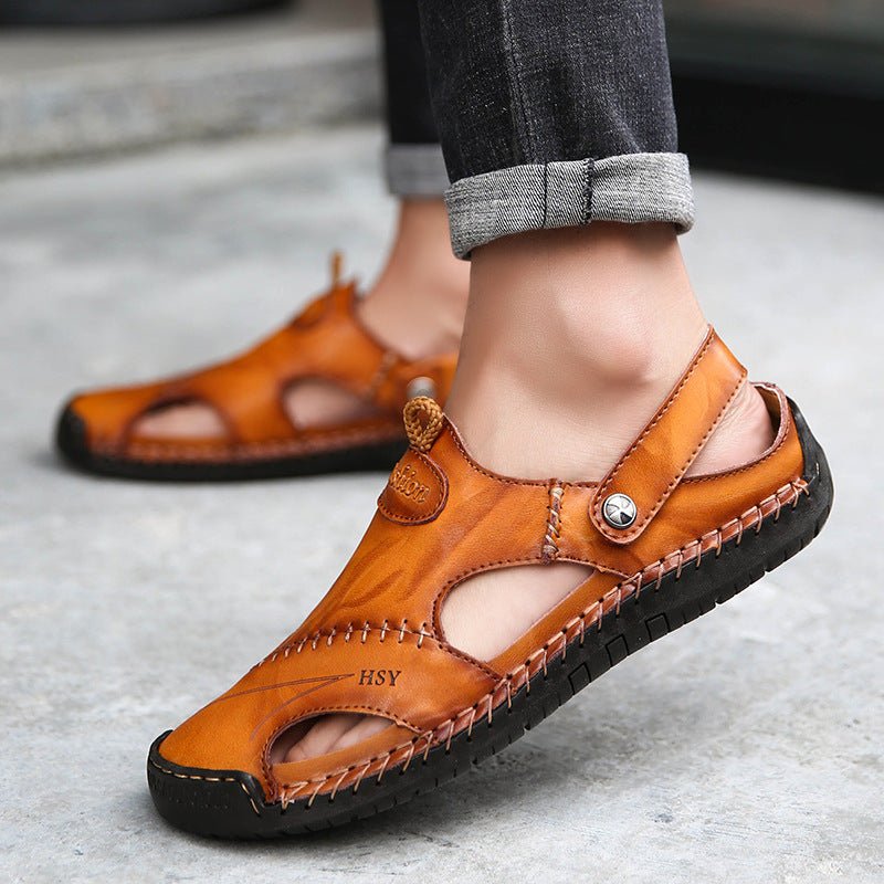 Men's Luxury Adjustable Closed-Toe Sandals - DLC MARKET