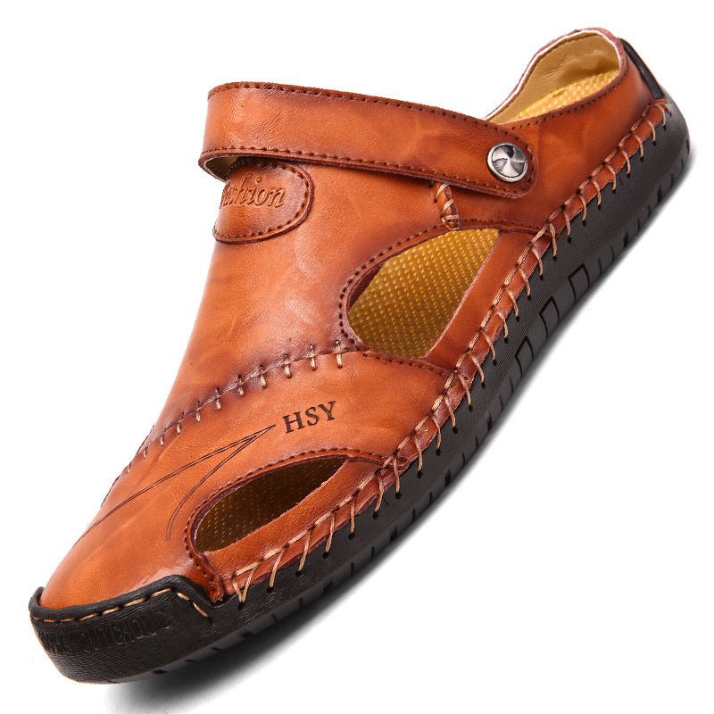 Men's Luxury Adjustable Closed-Toe Sandals - DLC MARKET