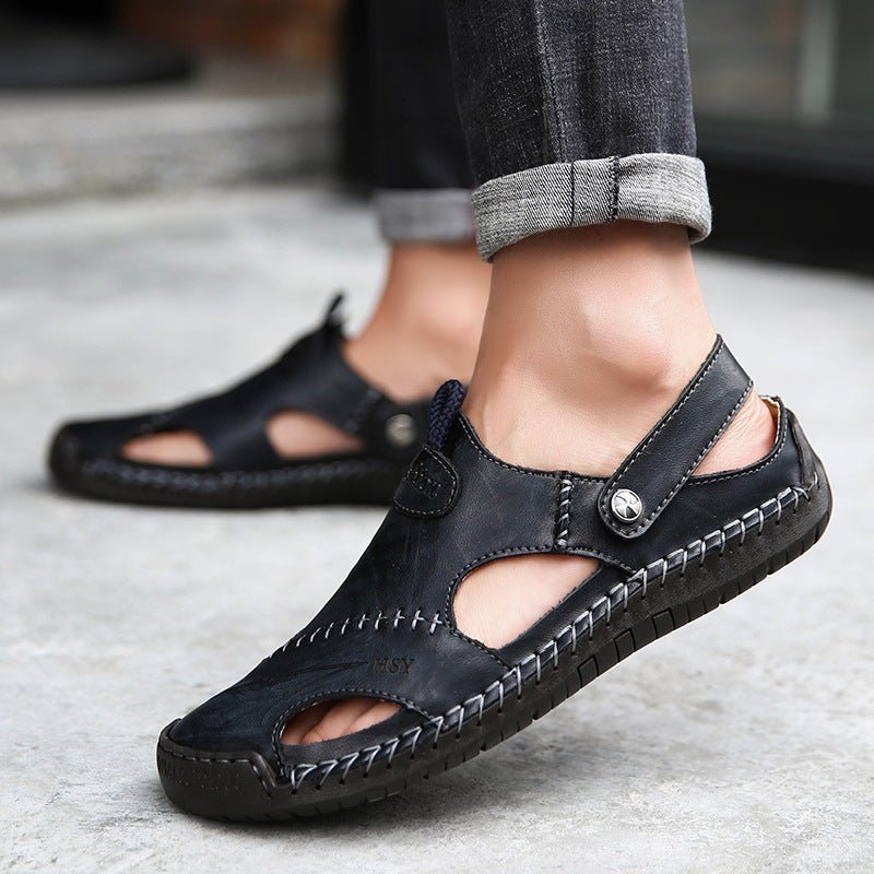 Men's Luxury Adjustable Closed-Toe Sandals - DLC MARKET