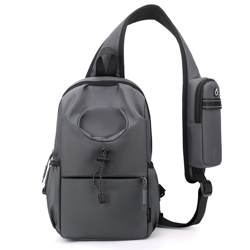 Men's Waterproof Oxford Chest Crossbody Bag - DLC MARKET