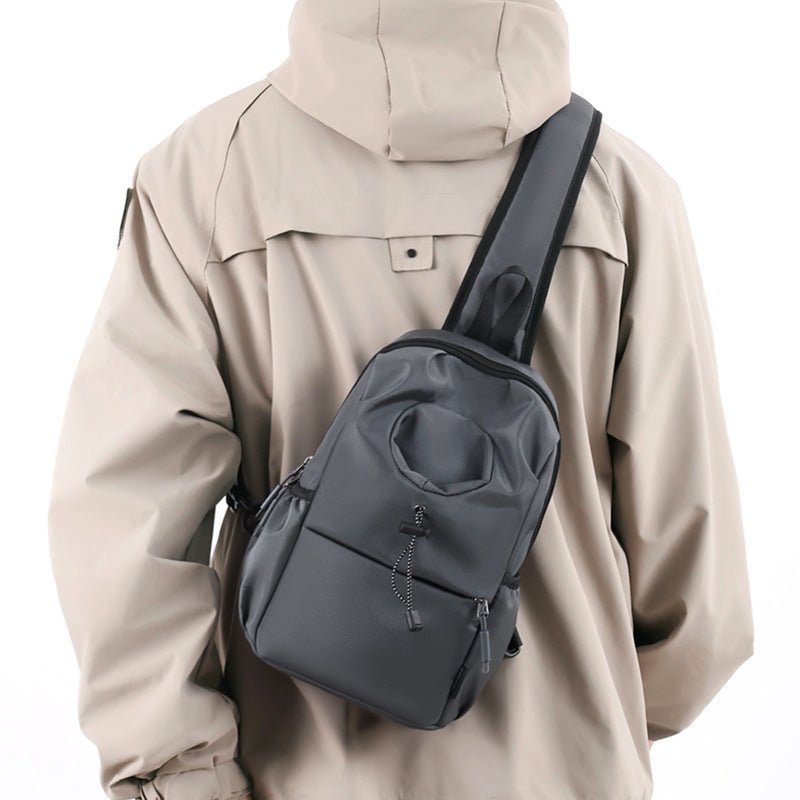 Men's Waterproof Oxford Chest Crossbody Bag - DLC MARKET
