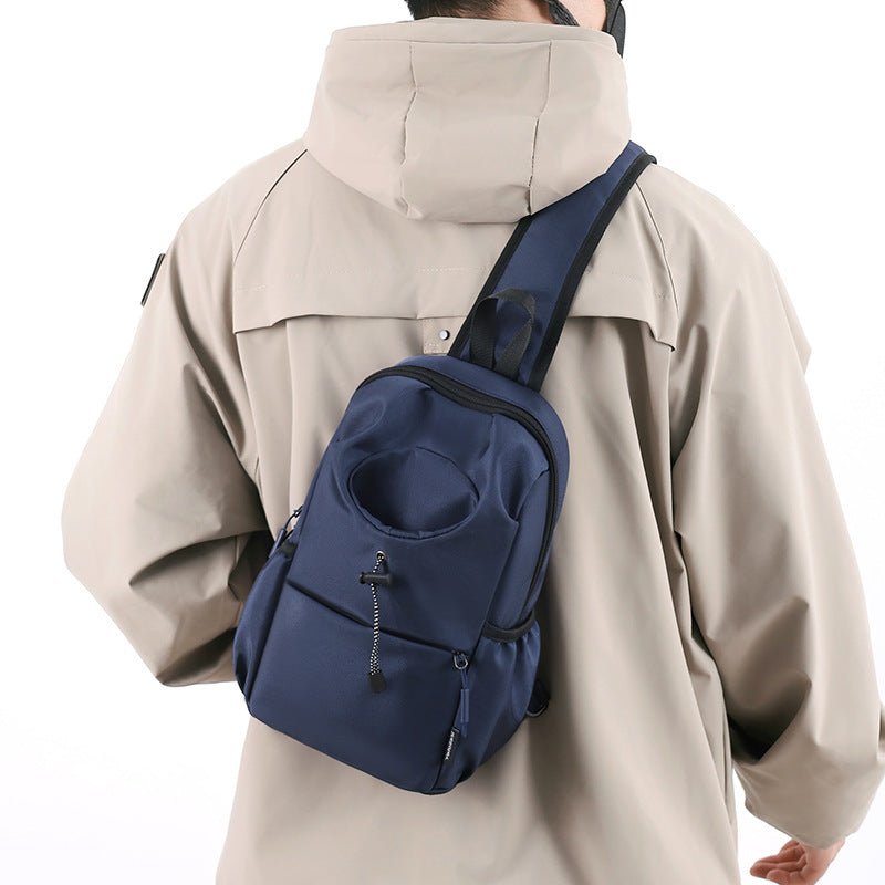 Men's Waterproof Oxford Chest Crossbody Bag - DLC MARKET