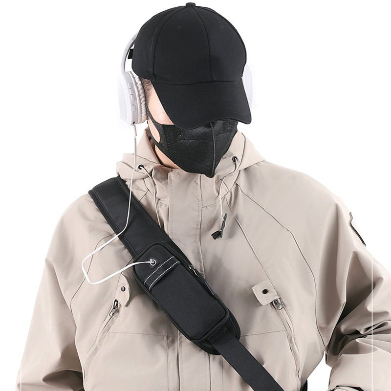Men's Waterproof Oxford Chest Crossbody Bag - DLC MARKET