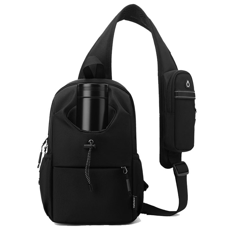 Men's Waterproof Oxford Chest Crossbody Bag - DLC MARKET