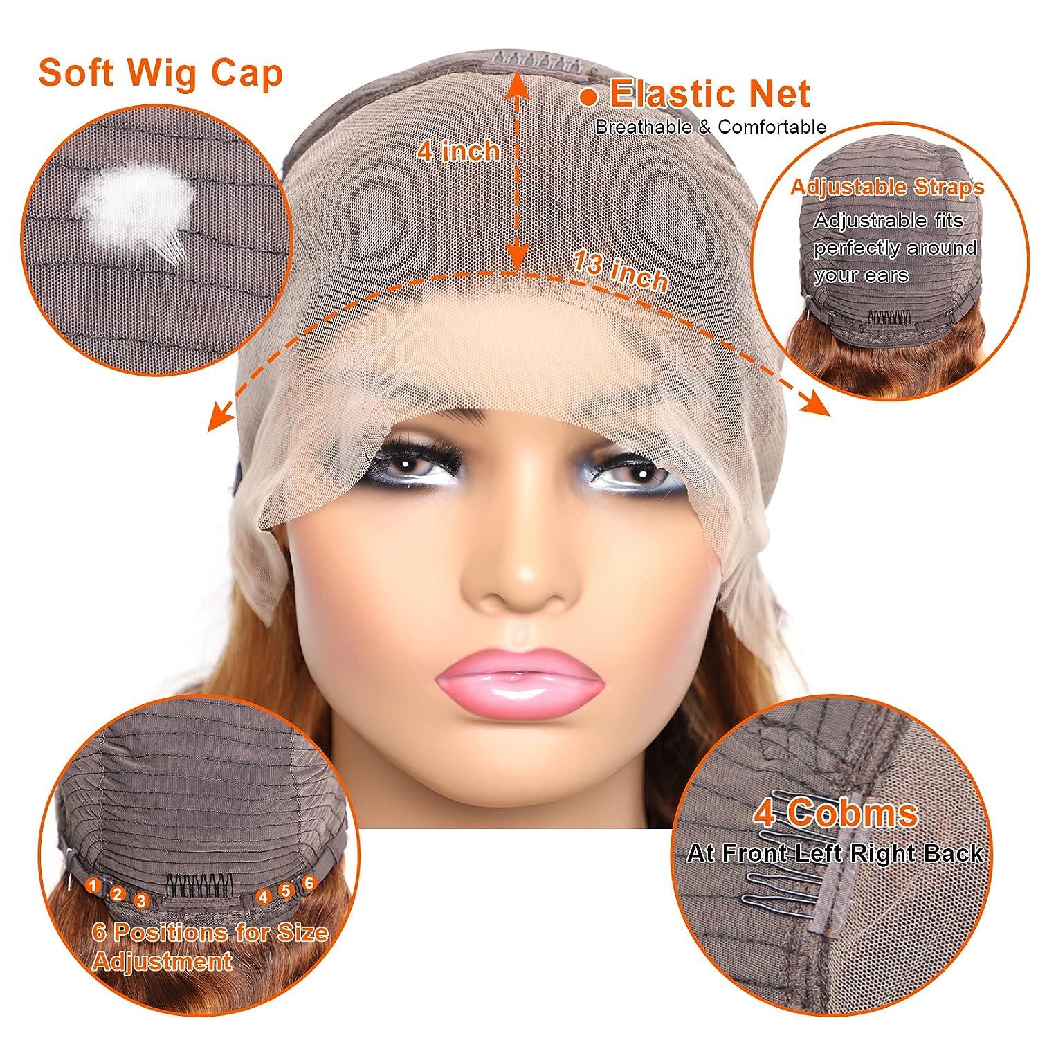 P4 27 13x4 Lace Front Wig Human Hair Body Wave Density by null