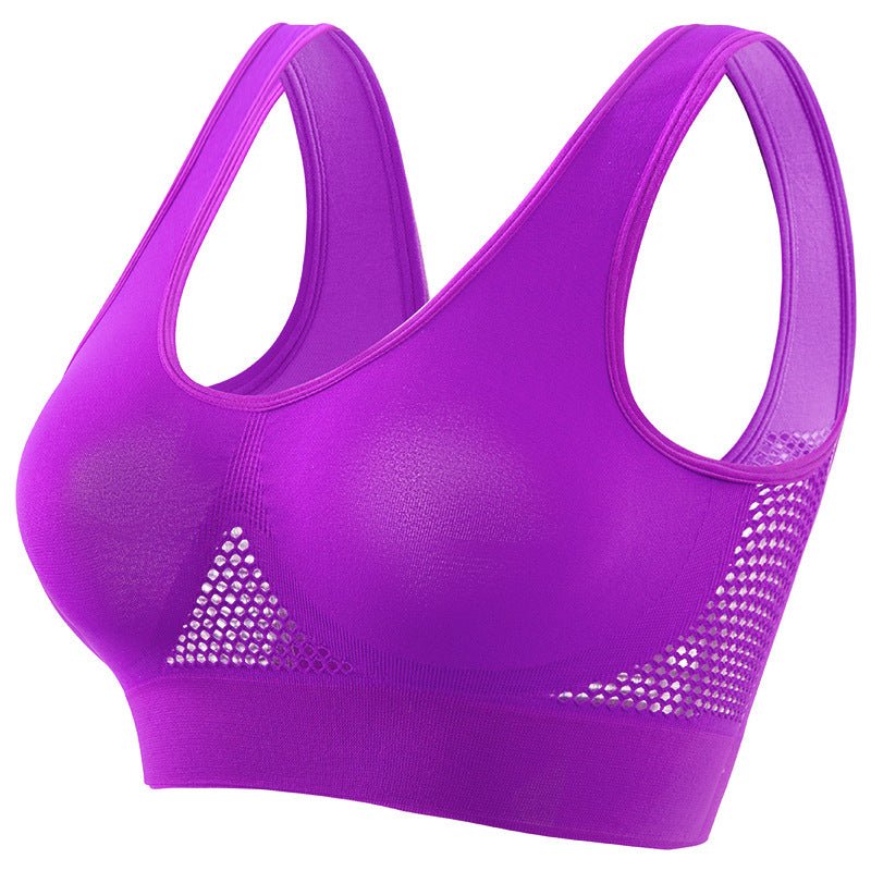 Plus Size Push-Up Sports Bra for Yoga and Running - DLC MARKET