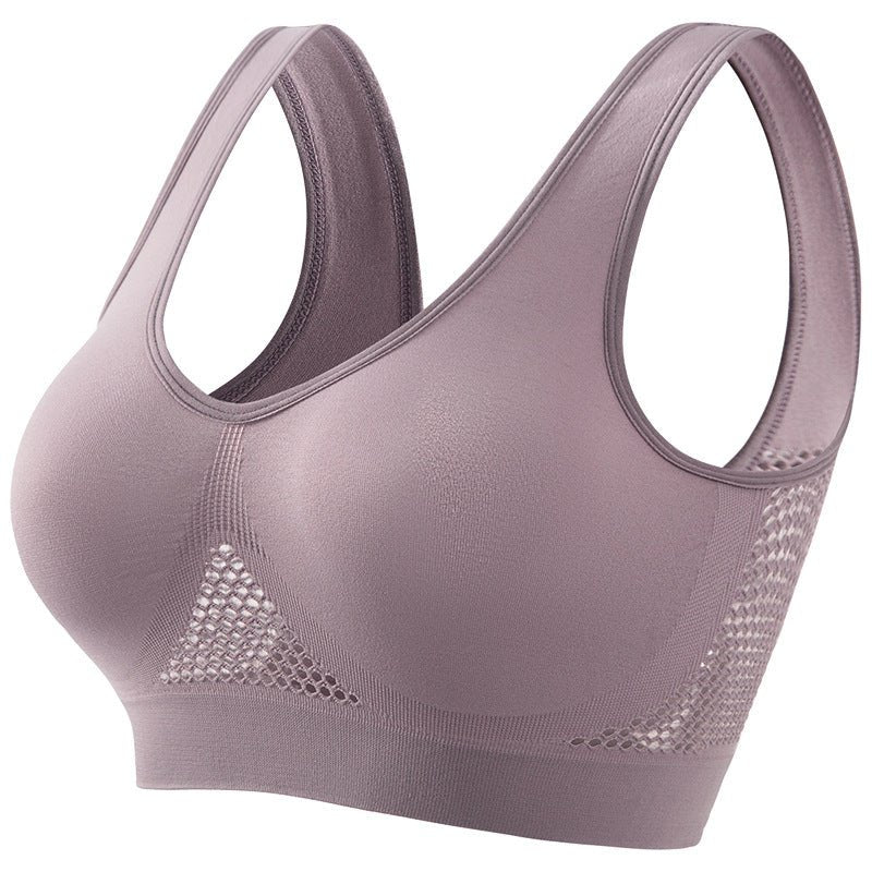 Plus Size Push-Up Sports Bra for Yoga and Running - DLC MARKET