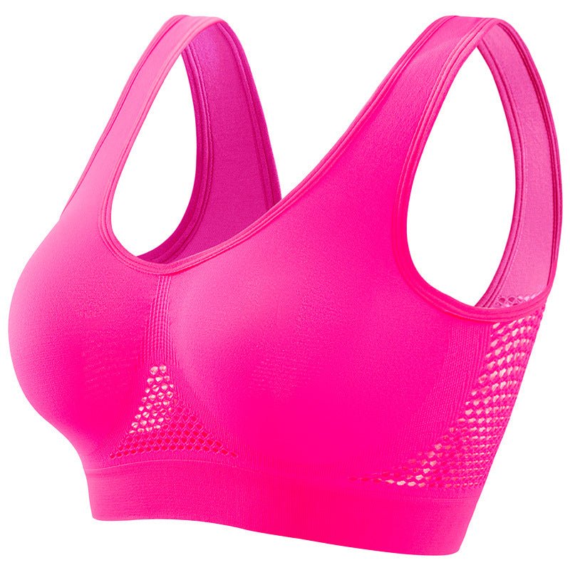 Plus Size Push-Up Sports Bra for Yoga and Running - DLC MARKET