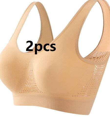 Plus Size Push-Up Sports Bra for Yoga and Running - DLC MARKET