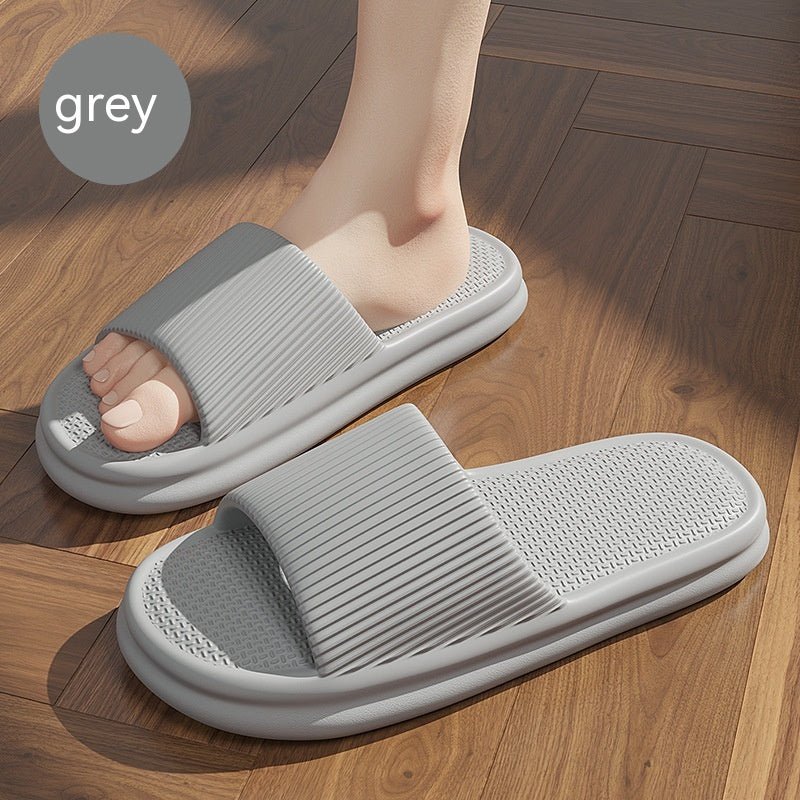 Striped Home Slippers Non-Slip EVA Sole Unisex - DLC MARKET