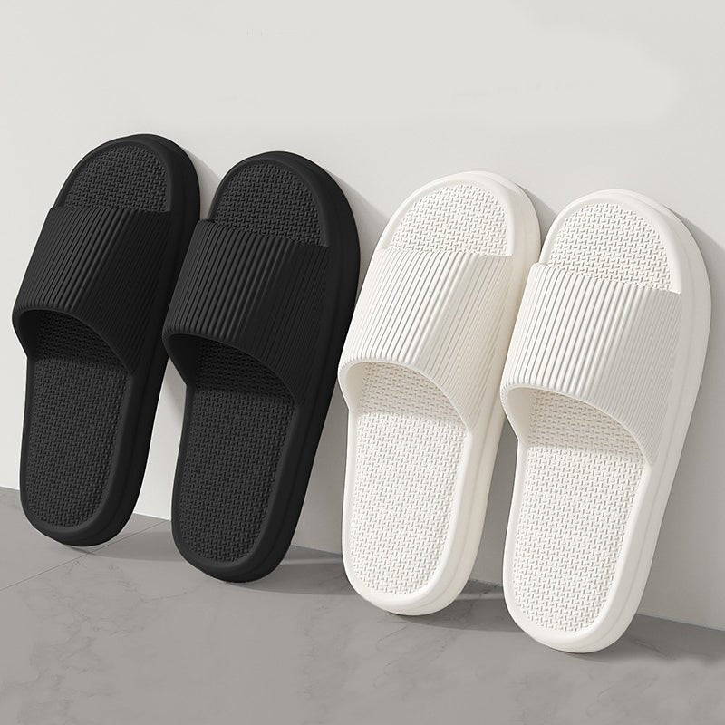 Striped Home Slippers Non-Slip EVA Sole Unisex - DLC MARKET