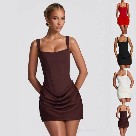 Summer Corset Dress Graceful Sleeveless Short Dresses For Party Wedding Evenning Clothing by null