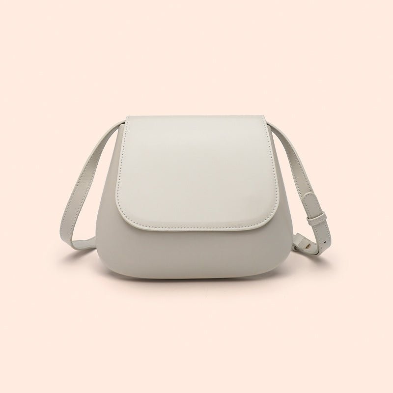 Vegan Leather Retro Saddle Crossbody Bag - DLC MARKET