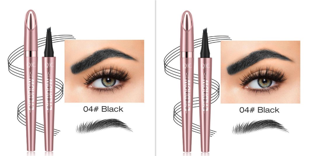 Waterproof 4-Fork Tip Liquid Eyebrow Pencil - DLC MARKET